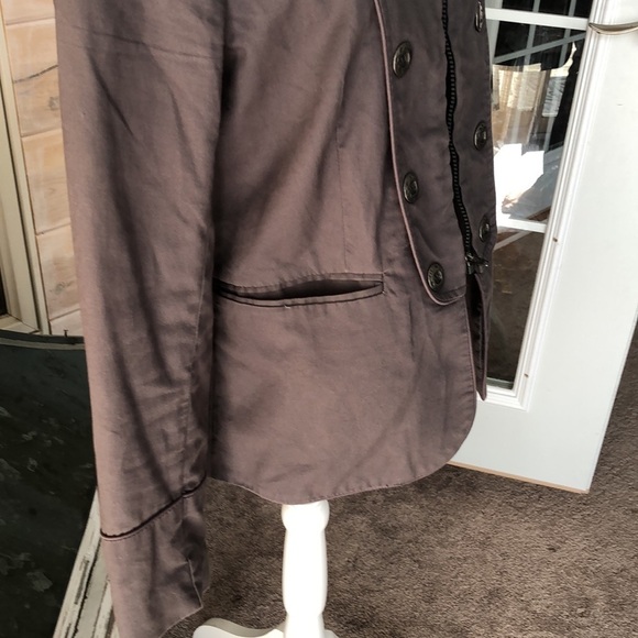 Ambitions Zip-Up Lined Utility Jacket / Blazer - Picture 4 of 13